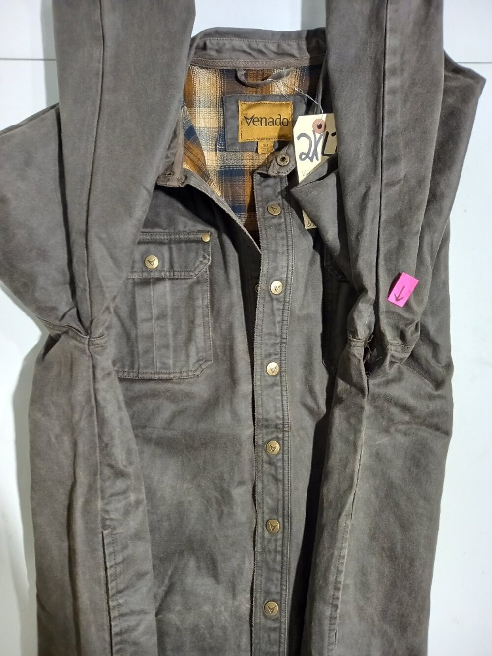 Bountyman Concealed Carry Shirt Jacket - Brown | 2XLT - Picture 6 of 9